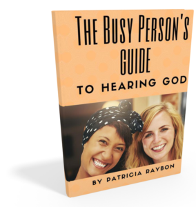 High-res cover of Patricia Raybon's free e-book, The Busy Person's Guide to Hearing God